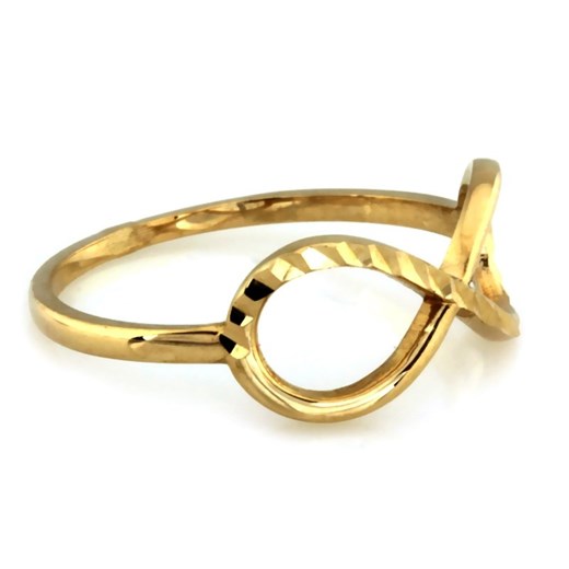 złoty pierścionek nieskończoność Irbis.style 12 irbis.style