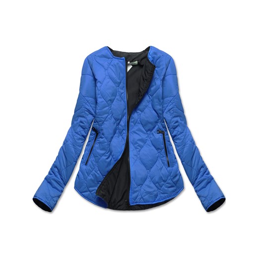 Chabrowa, pikowana w romby, oryginalna i twarzowa kurtka przejściowa bomberka Dramond M dramond.pl