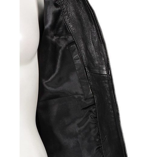 Skórzana kurtka "Evi" w kolorze czarnym 7eleven 48 okazyjna cena Limango Polska