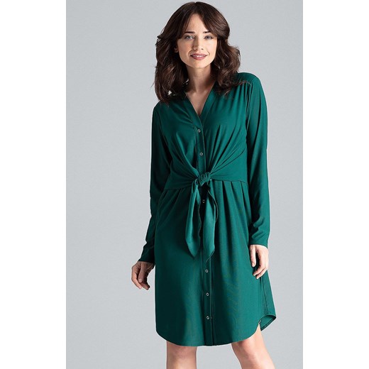 Sukienka L031, Kolor zielony, Rozmiar L, Lenitif Lenitif L Primodo