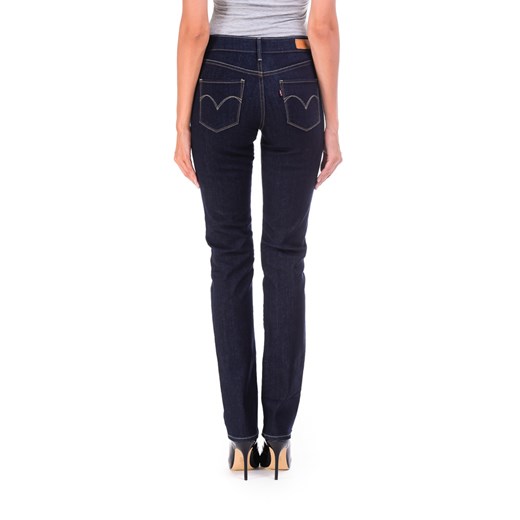 Jeansy Levi's Demi Curve Classic Slim "Clear Rinse" be-jeans czarny elastyczne
