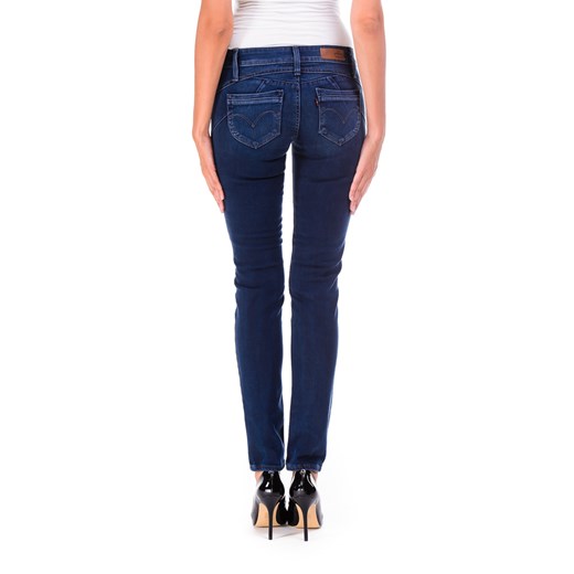 Jeansy Levi's Revel Low Demi Curve Skinny "Horizon" be-jeans granatowy jesień