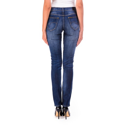 Jeansy Lee Jade Skinny Tube "Poppy Fresh" be-jeans niebieski dopasowane