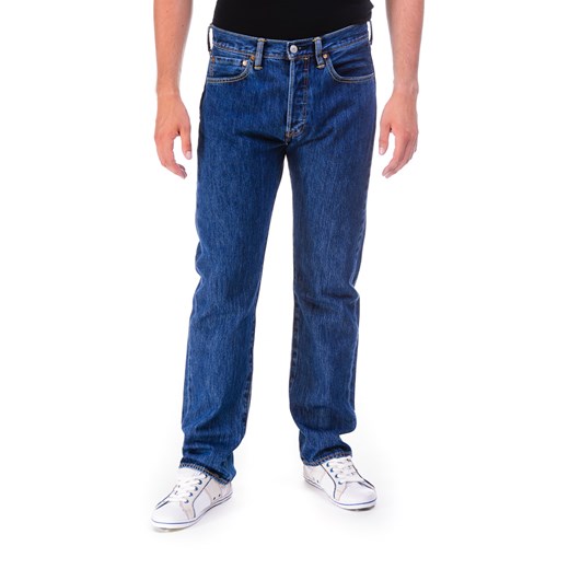 Jeansy Levi's 501 Jeans "Stonewash" be-jeans granatowy kolekcja