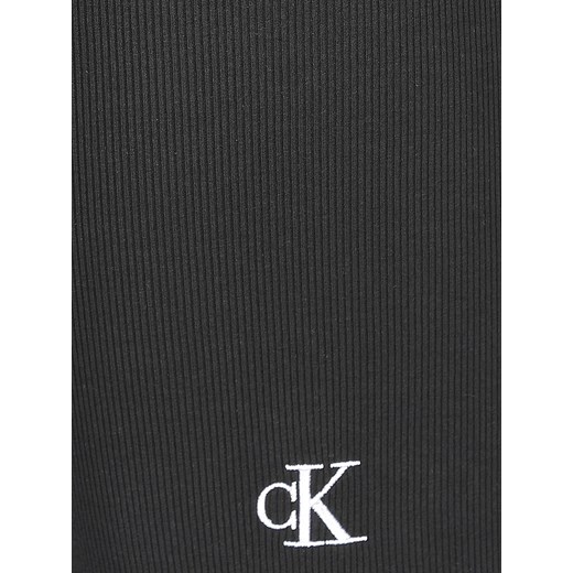 CALVIN KLEIN KOLARKI LEGINSY DAMSKIE Z KRÓTKĄ NOGAWKĄ CK RIB CYCLING SHORT BLACK XS wyprzedaż messimo