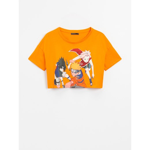 Krótka koszulka Naruto - Pomarańczowy House S House