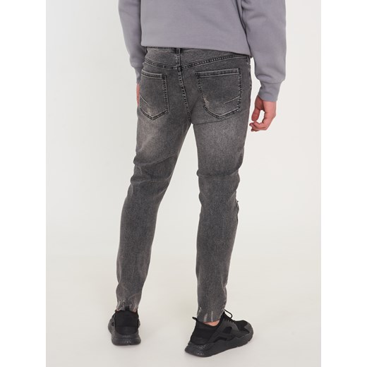 GATE Jeansy męskie slim z surowym obszyciem 31 Gate 33 okazyjna cena gateshop