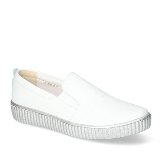 Półbuty Luca Cavialli 8651 Biały Groch Lico ze sklepu Arturo-obuwie w kategorii Półbuty damskie - zdjęcie 132208005