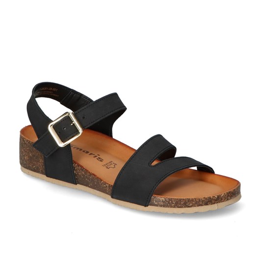 Sandały Tamaris 1-28261-28/001 Czarne Lico ze sklepu Arturo-obuwie w kategorii Sandały damskie - zdjęcie 132208119