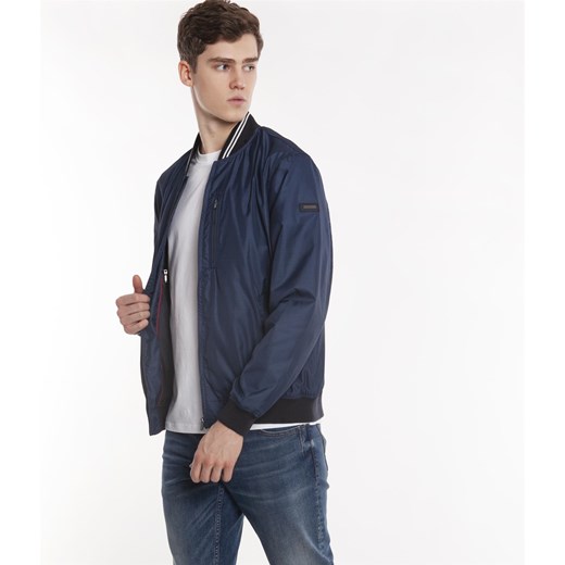 Kurtka męska w drobną kratkę GUSTAW 4193 BLUE Lee Cooper L Lee Cooper