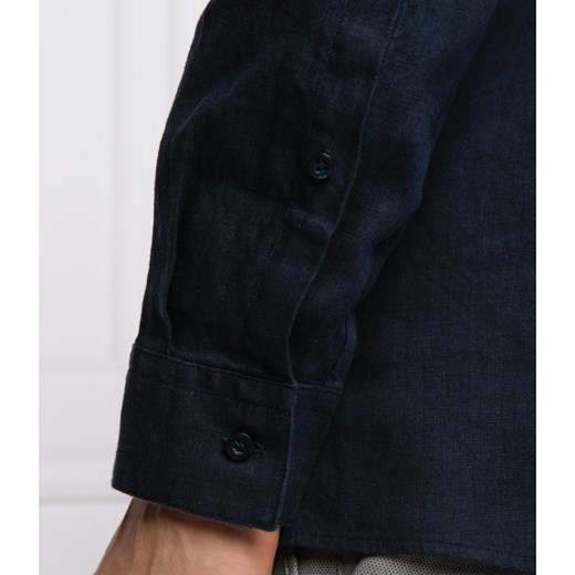 HUGO Lniana koszula Elvorini | Extra slim fit XXL Gomez Fashion Store