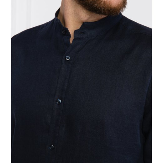 HUGO Lniana koszula Elvorini | Extra slim fit XXL Gomez Fashion Store