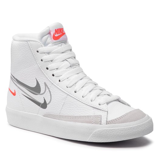 Buty NIKE - Blazer Mid '77 GS DO6487 100 White/Bright Crimson Nike 38 eobuwie.pl