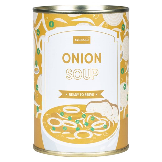 Skarpetki damskie pomarańczowe SOXO GOOD STUFF onion soup w puszce zabawne 35–40 Sklep SOXO