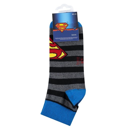 Zestaw 2x Stopki męskie kolorowe SOXO zakostki Superman DC COMICS bawełniane 40–45 Sklep SOXO