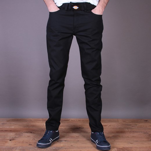 Spodnie Dickies WP810 Slim Skinny Pant - kolor czarny brandsplanet-pl czarny bawełniane