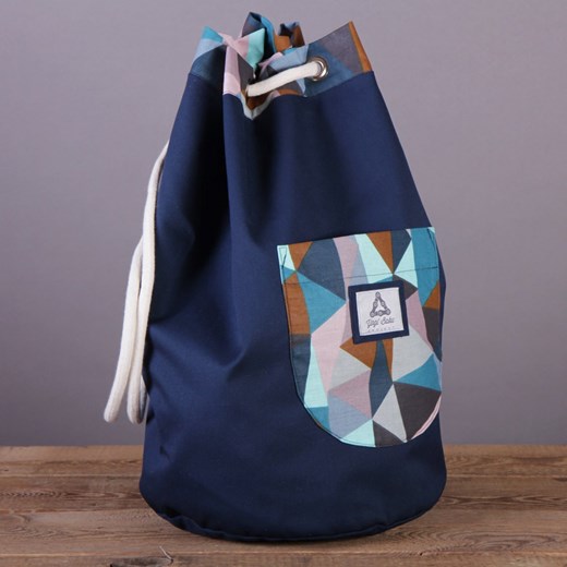 Worek boom bag Yogi Babu Projekt - navy blue brandsplanet-pl granatowy bawełniane