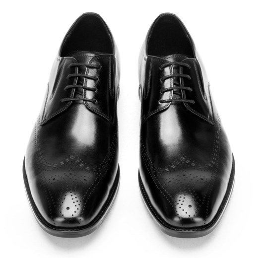 Buty do garnituru skórzane derby z elastycznymi wstawkami Wittchen 45, 44, 42, 40, 39 WITTCHEN wyprzedaż