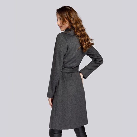 Damski płaszcz z wełną szlafrokowy Wittchen XS, XXL, L, M, XL, XXXL, S wyprzedaż WITTCHEN