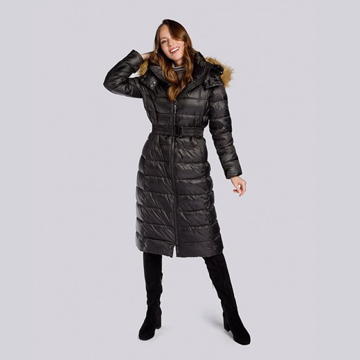 Damski płaszcz zimowy klasyczny z kapturem Wittchen XL, M, XXL, XXXL, L okazja WITTCHEN