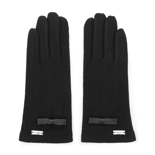 Damskie rękawiczki z małą kokardką Wittchen XS, M, L WITTCHEN okazyjna cena