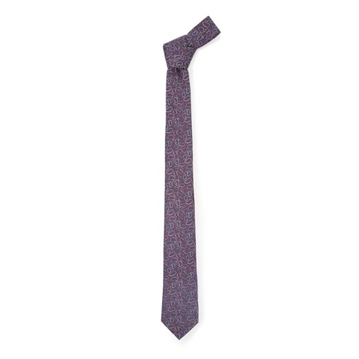 Krawat z jedwabiu wzorzysty Wittchen WITTCHEN promocyjna cena