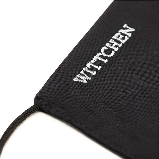 Maseczka bawełniana profilowana z białym logo Wittchen M, L wyprzedaż WITTCHEN