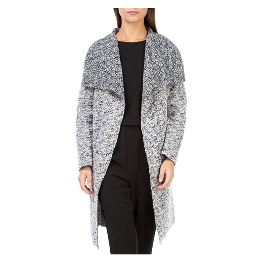 Płaszcz damski biało-czarny ze sklepu WITTCHEN w kategorii Płaszcze damskie - zdjęcie 132445336