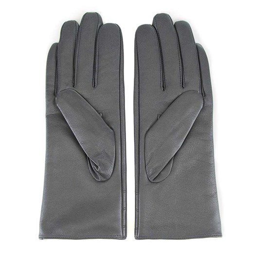 Damskie rękawiczki ze skóry z przeszyciem ze sklepu WITTCHEN w kategorii Rękawiczki damskie - zdjęcie 132449455