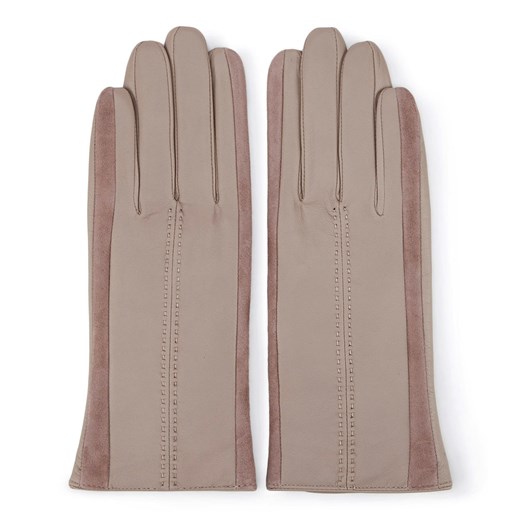Damskie rękawiczki skórzane z zamszowymi wstawkami Wittchen XL, V, S, M, L promocja WITTCHEN