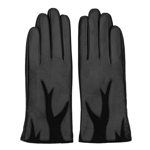 Damskie rękawiczki ze skóry z zamszową wstawką Wittchen WITTCHEN promocyjna cena