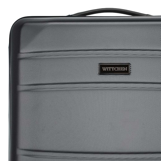Duża walizka z ABS-u żłobiona Wittchen okazyjna cena WITTCHEN