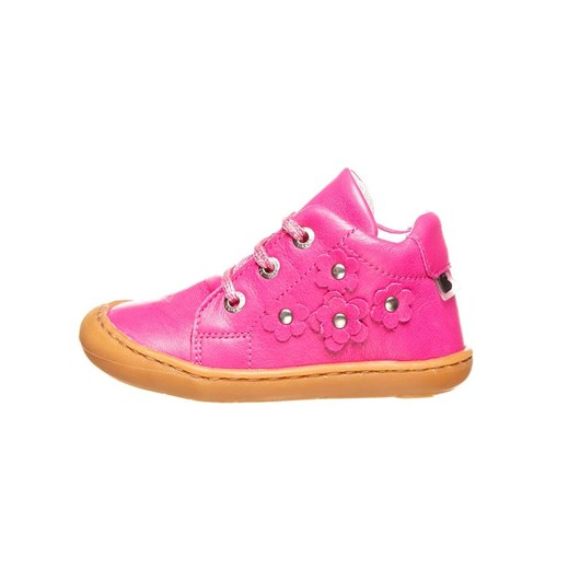 Skórzane sneakersy w kolorze różowym 23 Limango Polska okazyjna cena