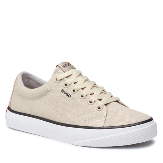 Tenisówki HUGO - Dyer 50470198 10242000 01 Light Beige 272 38 eobuwie.pl
