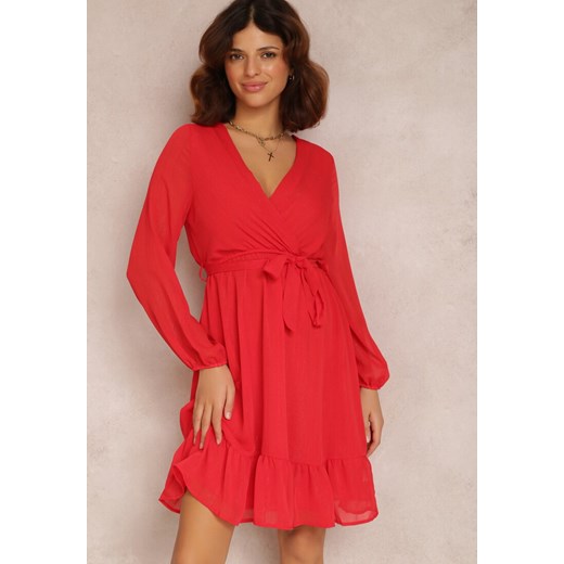 Czerwona Sukienka Iphina Renee XL Renee odzież