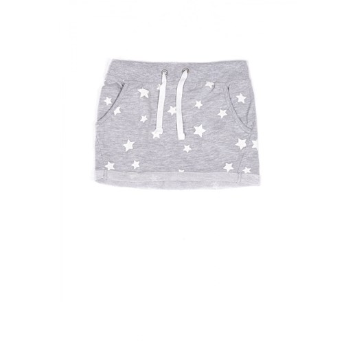 Miniskirt with stars terranova szary francuski