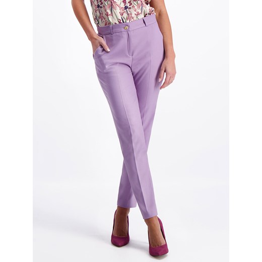 Damskie spodnie o lekkiej strukturze Lavard Woman 86021 36 okazyjna cena Eye For Fashion