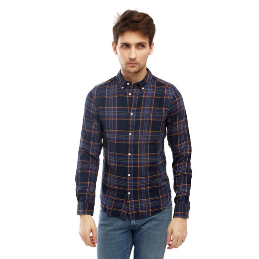 WRANGLER L/S 1PKT BUTTON DOWN NAVY W5883OK35 Wrangler XXL panjeans.pl