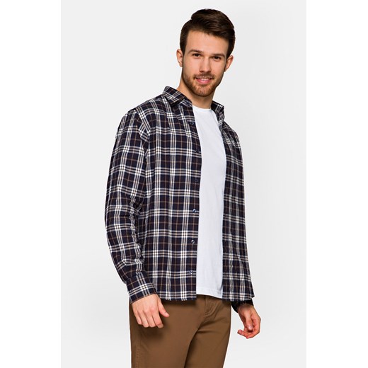 Koszula Granatowa w Kratę Anna Lancerto XL Lancerto S.A.