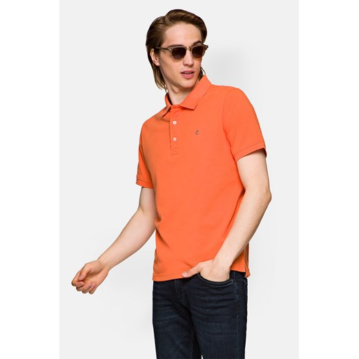 Koszulka Ciemnopomarańczowa Polo Patrick ze sklepu Lancerto S.A. w kategorii T-shirty męskie - zdjęcie 132677678