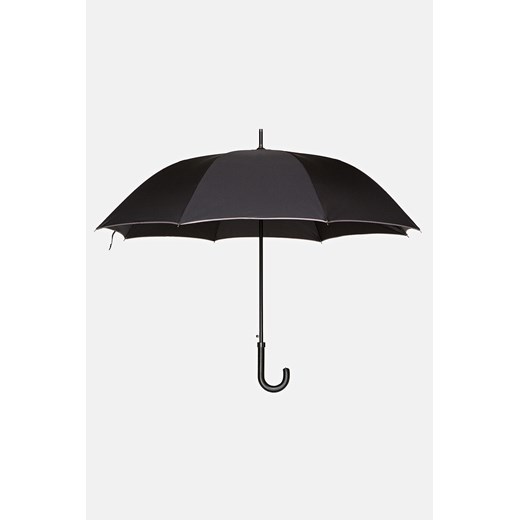 Parasol Długi Czarny z Szarą Lamówką ze sklepu Lancerto S.A. w kategorii Dodatki męskie - zdjęcie 132678125