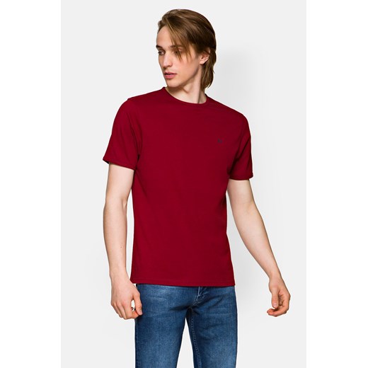 Koszulka Bordowa Daniel ze sklepu Lancerto S.A. w kategorii T-shirty męskie - zdjęcie 132678987