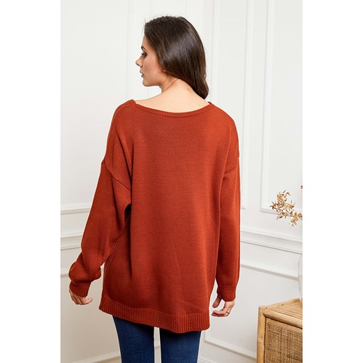 Sweter "Etoile" w kolorze czerwonym Joséfine S wyprzedaż Limango Polska