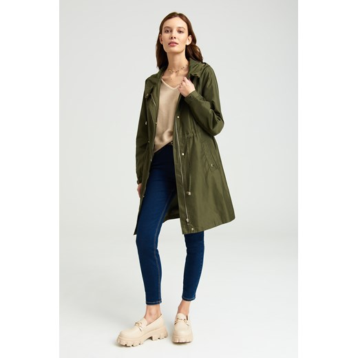 Luźna kurtka typu parka, kolor khaki Greenpoint 42 Greenpoint.pl
