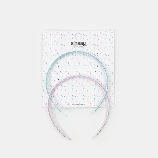 Sinsay - Opaski do włosów 2 pack - Wielobarwny Sinsay Jeden rozmiar Sinsay