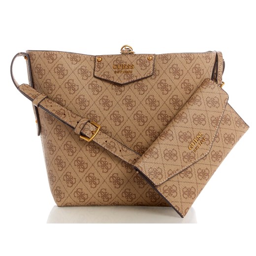 GUESS TOREBKA DAMSKA 3w1 ECO BRENTON BUCKET LATTE HWESB839001 LTL Guess UNI promocja messimo
