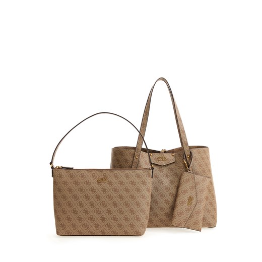 GUESS TOREBKA DAMSKA 3w1 ECO BRENTON TOTE LATTE HWESB839023 LTL Guess UNI okazja messimo