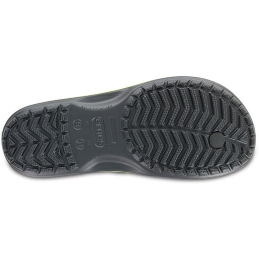 Klapki męskie czarne Crocs na lato bez zapięcia z gumy