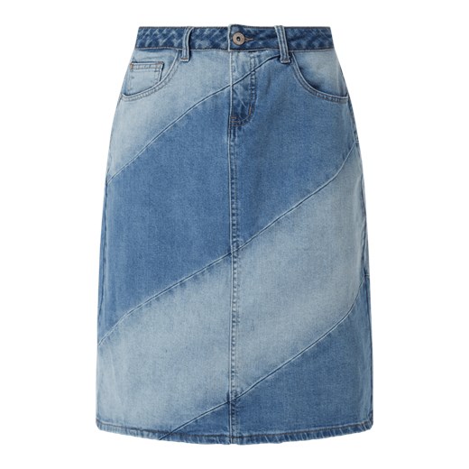 Spódnica jeansowa w stylu patchworkowym model ‘Milla’ Cream 40 Peek&Cloppenburg 