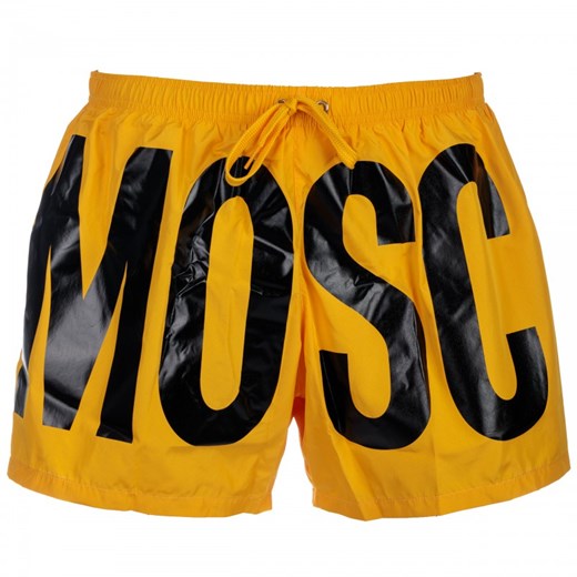 MOSCHINO luksusowe włoskie szorty kąpielowe NOWOŚĆ YELLOW Moschino L okazja EITALIA